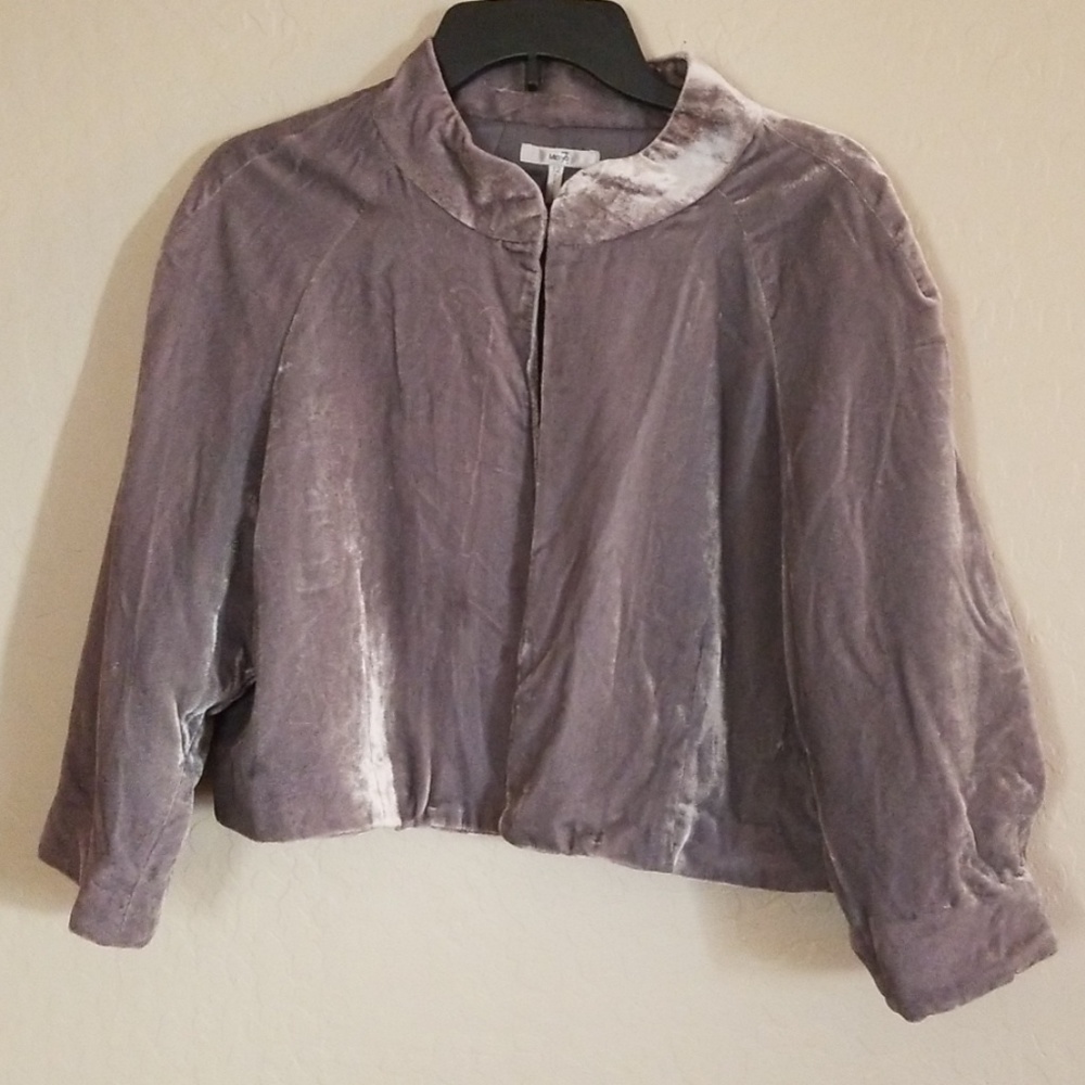 Velvet cardigan